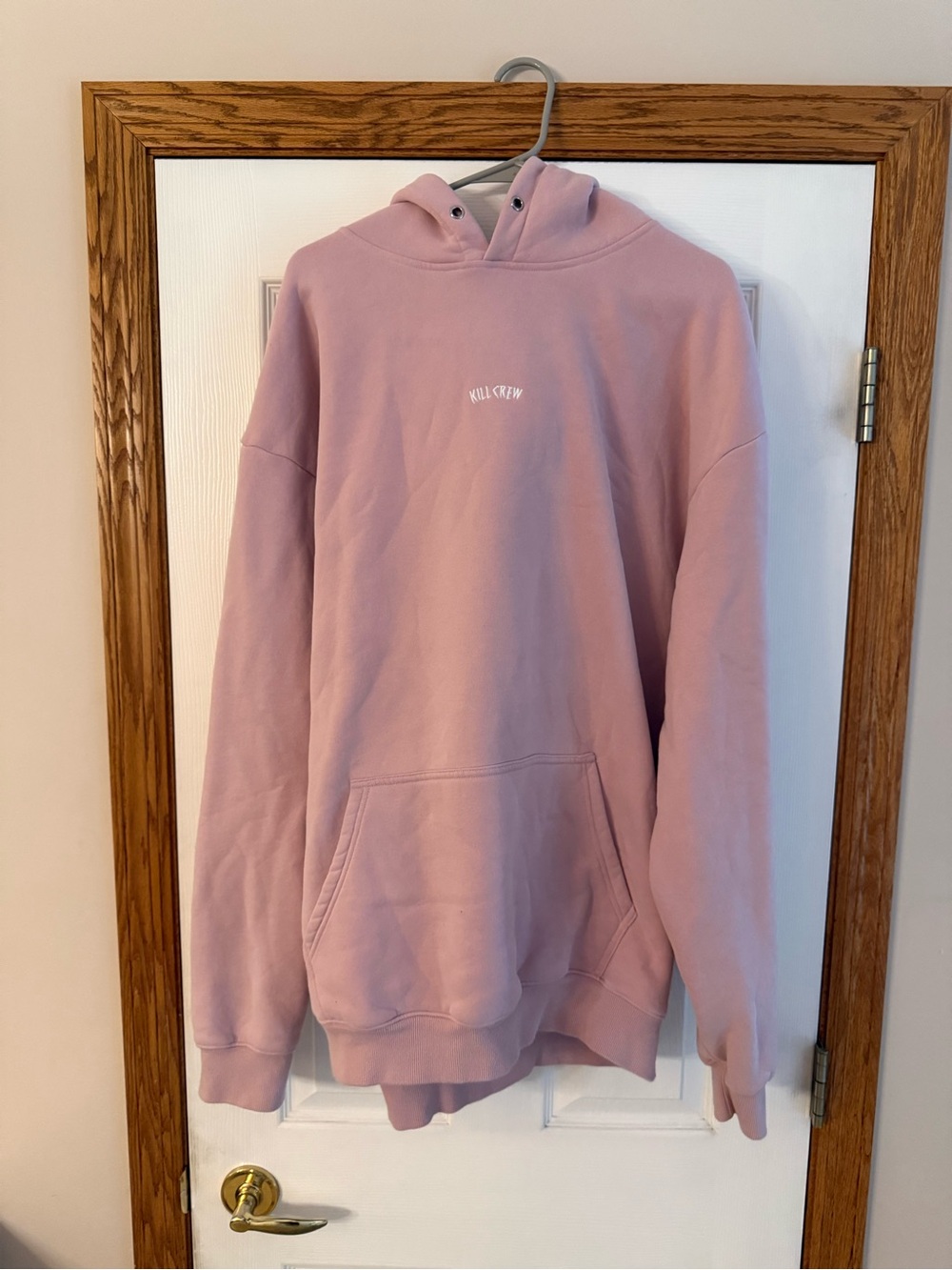 Kill crew Pink Hooded Sweatshirt